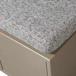 Opbergbank Turner Met kussen, 80cm, kleur Mud - Loft24.nl