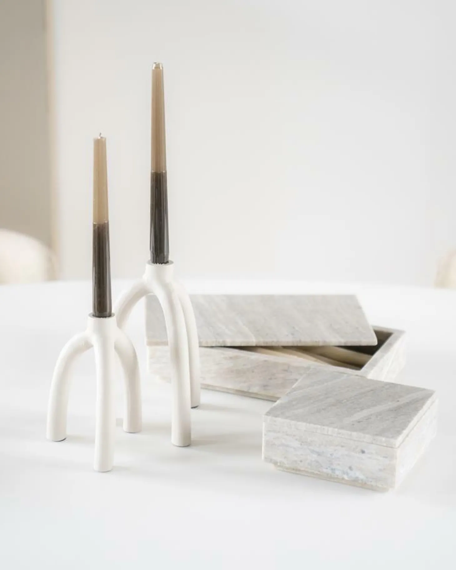 Opbergdoos Shari Marmer - 30 cm - Loft24.nl