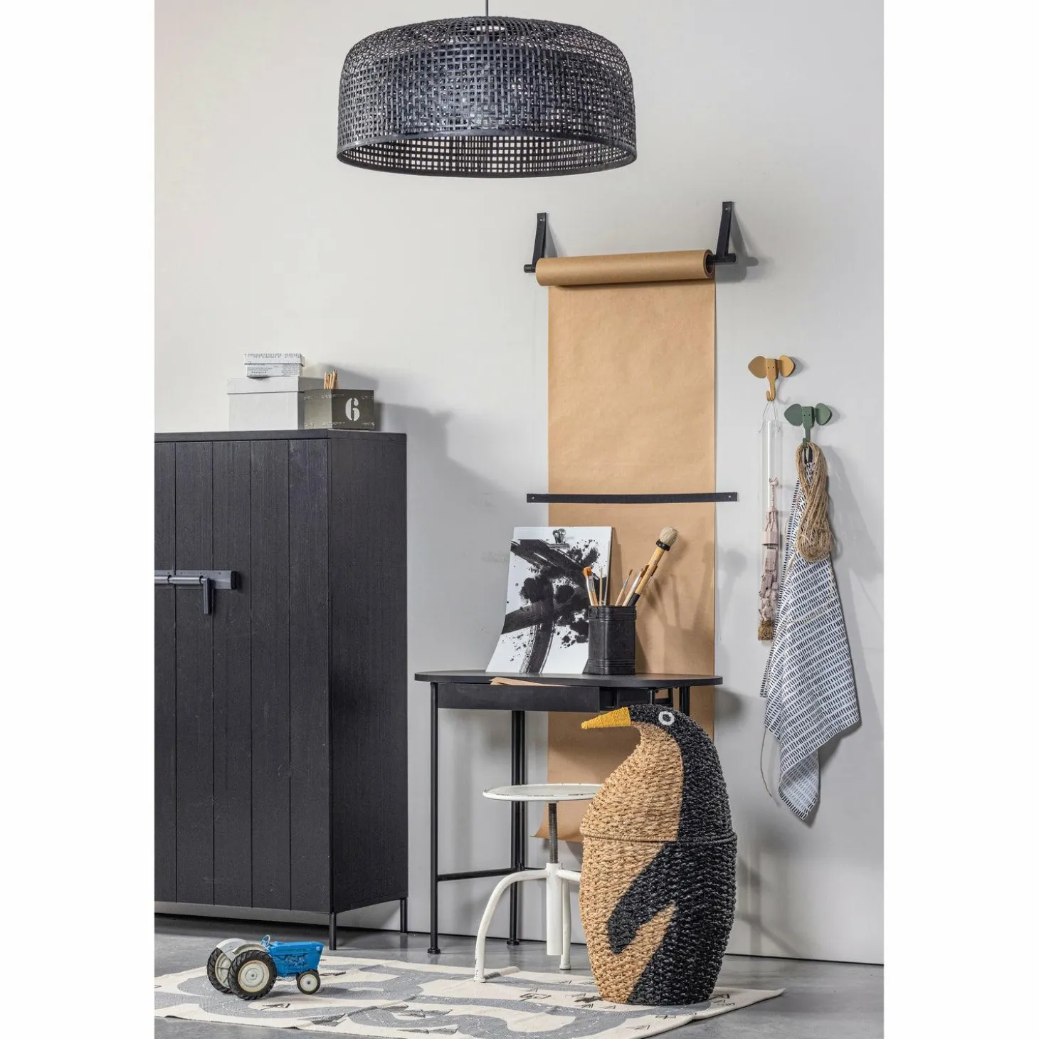 Opbergkast Bruut kleur Zwart - Loft24.nl