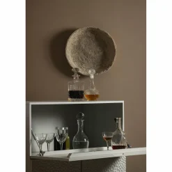 Opbergkast Carved Mangohout, 146 x 90cm, kleur Mist - Loft24.nl