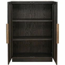 Opbergkast Claremont Eiken en travertin 139 x 95cm - Loft24.nl