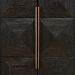 Opbergkast Claremont Eiken en travertin 139 x 95cm - Loft24.nl