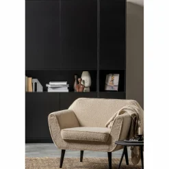 Opbergkast Finca Mat zwart, 210 x 40cm - Loft24.nl