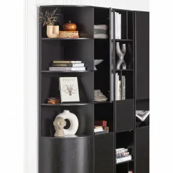 Opbergkast Finca Mat zwart, 210 x 40cm - Loft24.nl