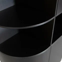 Opbergkast Finca Mat zwart, 210 x 78cm - Links - Loft24.nl