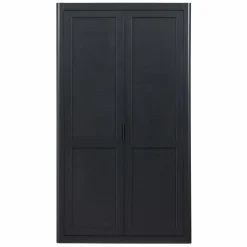 Opbergkast Gunnar Grenenhout, 217 x 120cm, kleur Mat Zwart - Loft24.nl