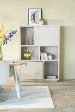 Opbergkast Helsinki Eikenhout 120 x 170 cm - Taupe - Loft24.nl