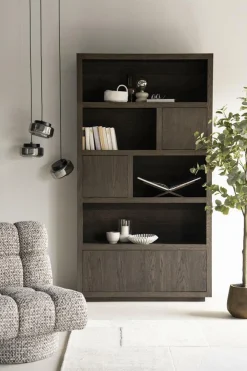 Opbergkast Helsinki Eikenhout 120 x 220 cm - Taupe - Loft24.nl