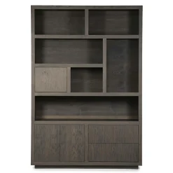 Opbergkast Helsinki Eikenhout 150 x 220 cm - Bruin - Loft24.nl