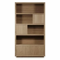 Opbergkast Helsinki Eikenhout 120 x 220 cm - Lichtbruin - Loft24.nl