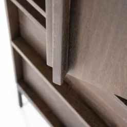 Opbergkast Jimmy Mangohout en Metaal 180 x 60cm - Bruin - Loft24.nl