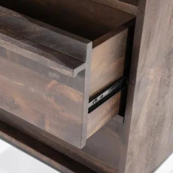 Opbergkast Jimmy Mangohout en Metaal 180 x 60cm - Bruin - Loft24.nl