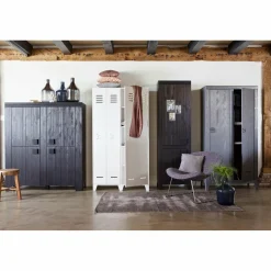 Opbergkast Kluis, kleur grijs - Loft24.nl