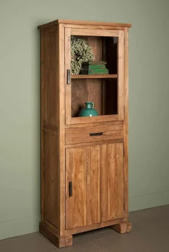 Opbergkast Lorenzo met 2 deuren en 1 lade - Loft24.nl