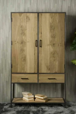 Opbergkast Luna Eiken 200 x 115 cm - Loft24.nl