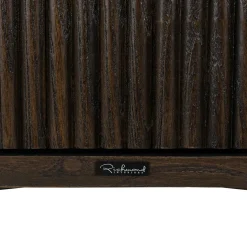 Opbergkast Luxor Eiken 190 x 90cm kleur donkerbruin - Loft24.nl