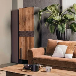 Opbergkast Ora Teakhout 182 x 57 cm (rechts) - Loft24.nl