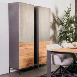 Opbergkast Pandora 55 x 202 cm (links) - Loft24.nl