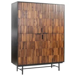 Opbergkast Taviano Sheesham en mangohout 160 x 120 cm - Loft24.nl