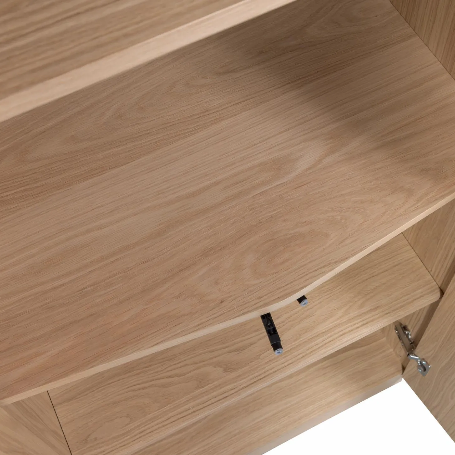 Opbergkast Zuma Eikenhout, 210 x 67cm, kleur Naturel - Loft24.nl