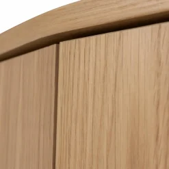 Opbergkast Zuma Eikenhout, 210 x 67cm, kleur Naturel - Loft24.nl