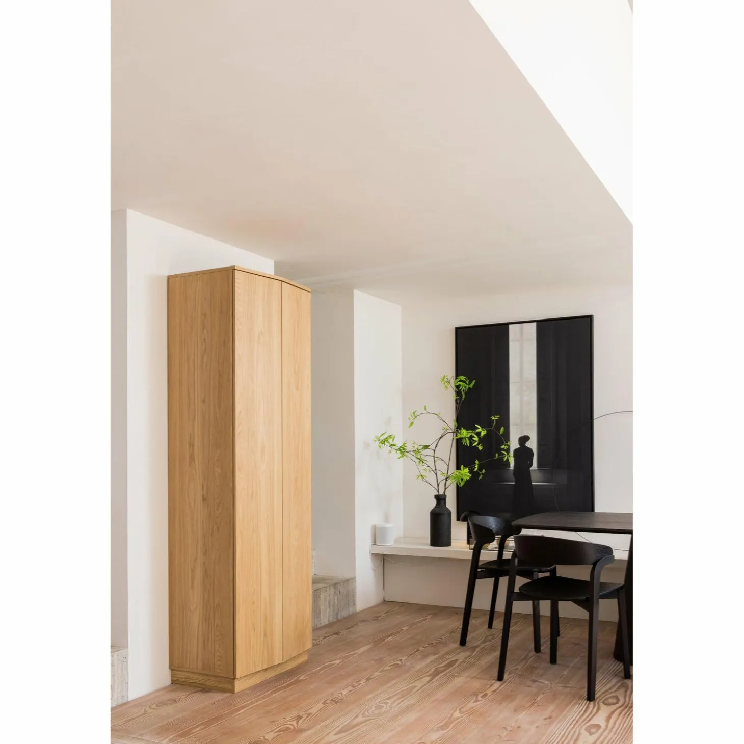 Opbergkast Zuma Eikenhout, 210 x 67cm, kleur Naturel - Loft24.nl