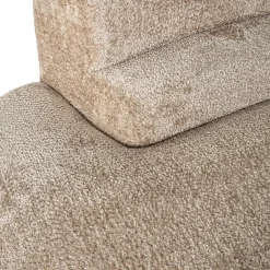Organische Bank Colby Chenille 360cm - Naturel - Loft24.nl