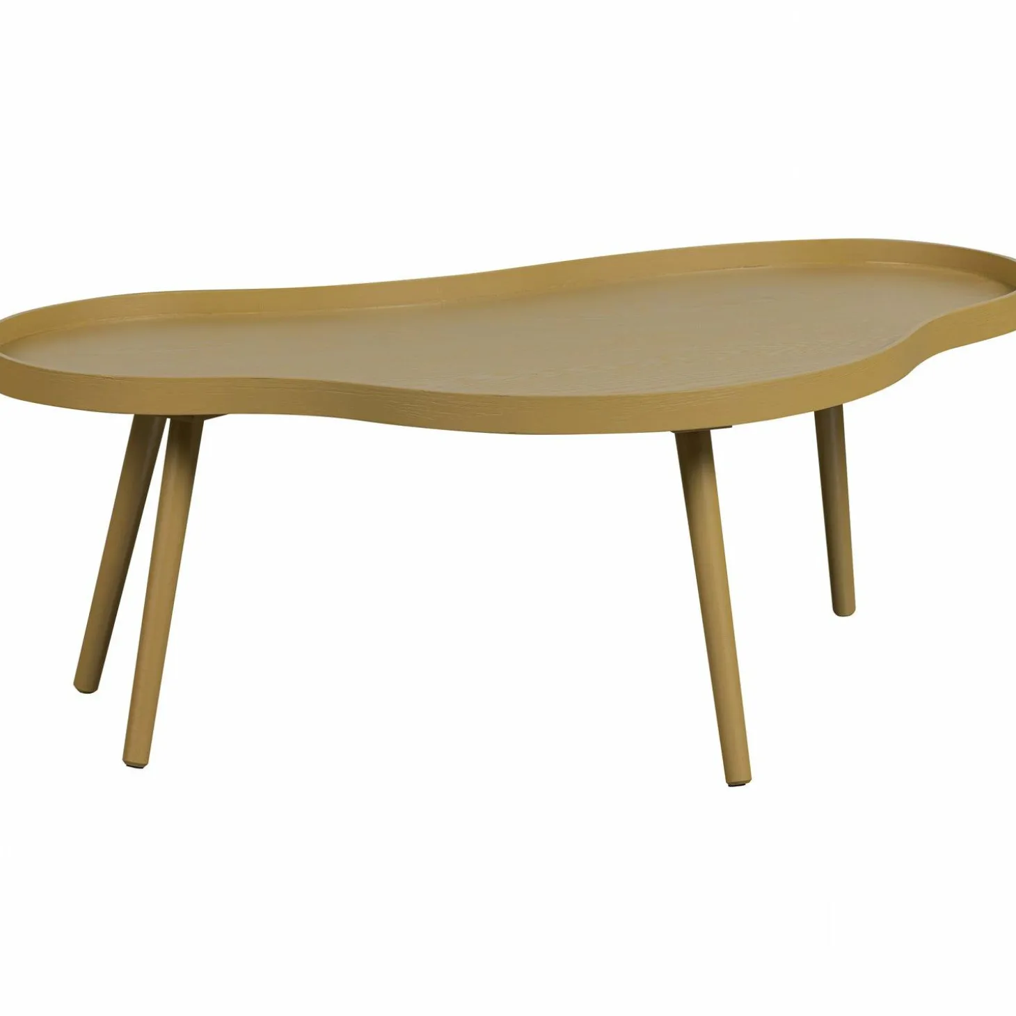 Organische Bijzettafel Mae 100 x 58cm Alpaca - Loft24.nl