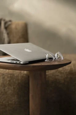 Organische Bijzettafel Novia Mangohout 50 x 40cm - Naturel - Loft24.nl