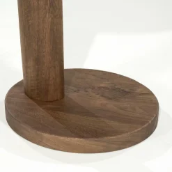 Organische Bijzettafel Novia Mangohout 50 x 40cm - Lichtbruin - Loft24.nl