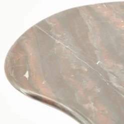 Organische Bijzettafel Rosso Marmer 45 x 33cm - Loft24.nl