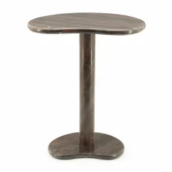 Organische Bijzettafel Rosso Marmer 45 x 33cm - Loft24.nl