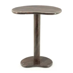 Organische Bijzettafel Rosso Marmer 45 x 33cm - Loft24.nl