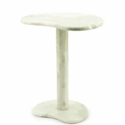 Organische Bijzettafel Verde Marmer 45 x 33cm - Loft24.nl