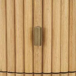 Organische Bureau Belfort Eiken - 130 x 70 cm - Loft24.nl