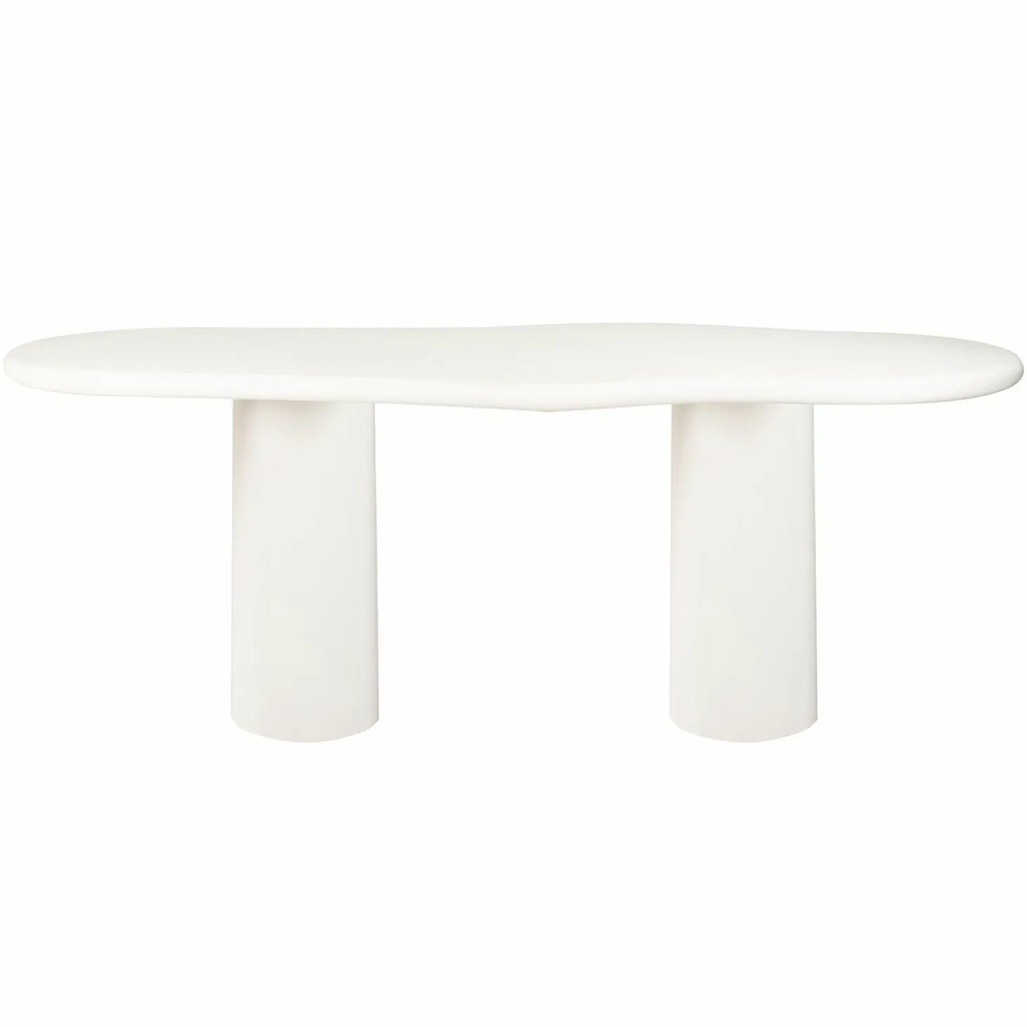 Organische Eettafel Bloomstone 260 x 120 cm - Wit - Loft24.nl