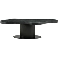 Organische Eettafel Bogor Eiken 265 x 115 cm - Dark Coffee - Loft24.nl