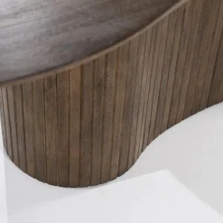 Organische Eettafel Jordy Mangohout 250 x 110cm - Bruin - Loft24.nl