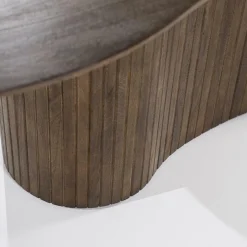 Organische Eettafel Jordy Mangohout 250 x 110cm - Bruin - Loft24.nl