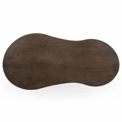 Organische Eettafel Jordy Mangohout 200 x 110cm - Bruin - Loft24.nl