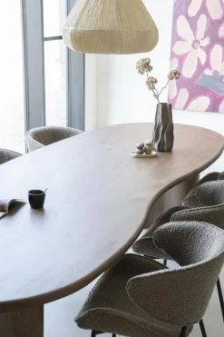 Organische Eettafel Josh 300 x 110 cm - kleur Bruin - Loft24.nl