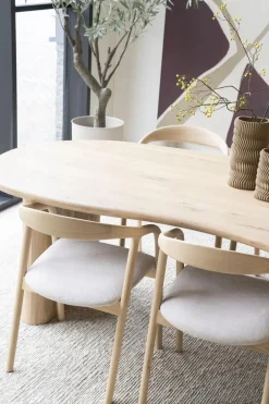 Organische Eettafel Josh 300 x 110 cm - kleur Naturel - Loft24.nl