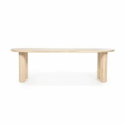 Organische Eettafel Josh 300 x 110 cm - kleur Naturel - Loft24.nl