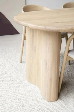 Organische Eettafel Josh 300 x 110 cm - kleur Naturel - Loft24.nl