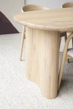 Organische Eettafel Josh 300 x 110 cm - kleur Naturel - Loft24.nl