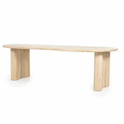 Organische Eettafel Josh 300 x 110 cm - kleur Naturel - Loft24.nl