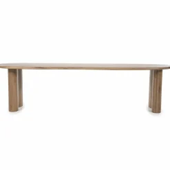 Organische Eettafel Josh 250 x 110 cm- kleur Bruin - Loft24.nl