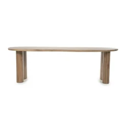 Organische Eettafel Josh 250 x 110 cm- kleur Bruin - Loft24.nl