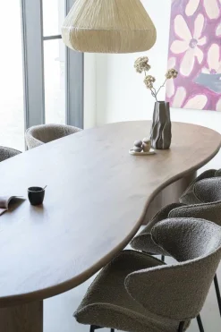 Organische Eettafel Josh 250 x 110 cm- kleur Bruin - Loft24.nl