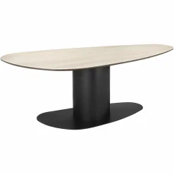 Organische Eettafel Ritz Travertin 220 x 110 cm - Beige - Loft24.nl